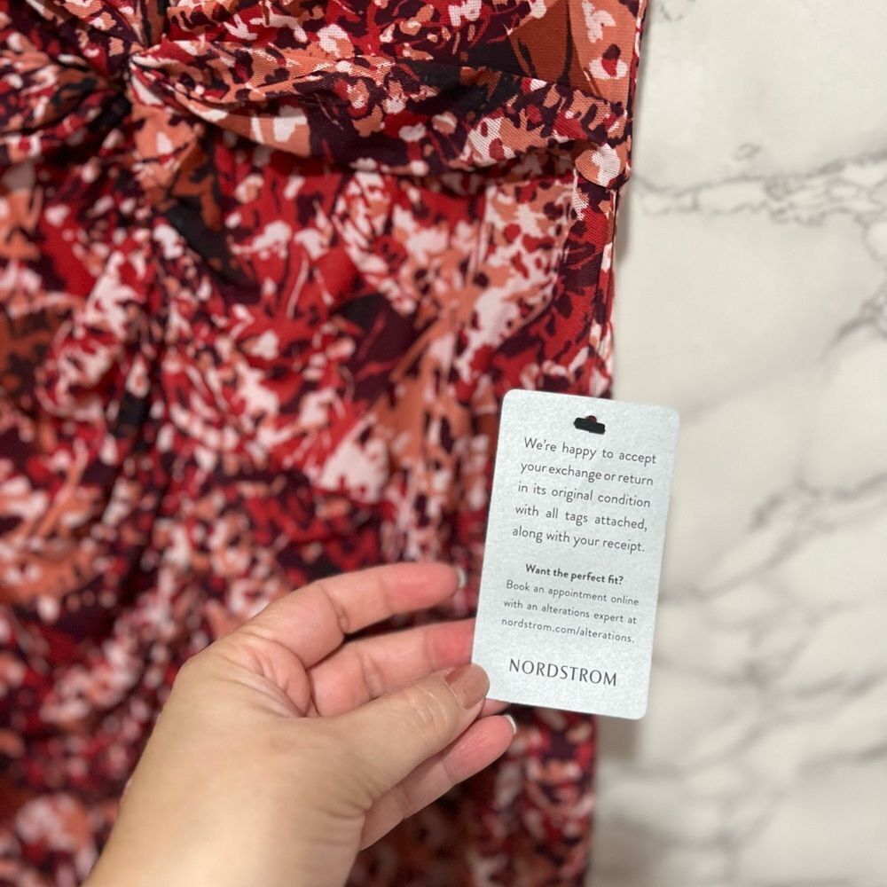 Vince Camuto Ruched Mesh Bodycon Dress - Picture 4 of 12